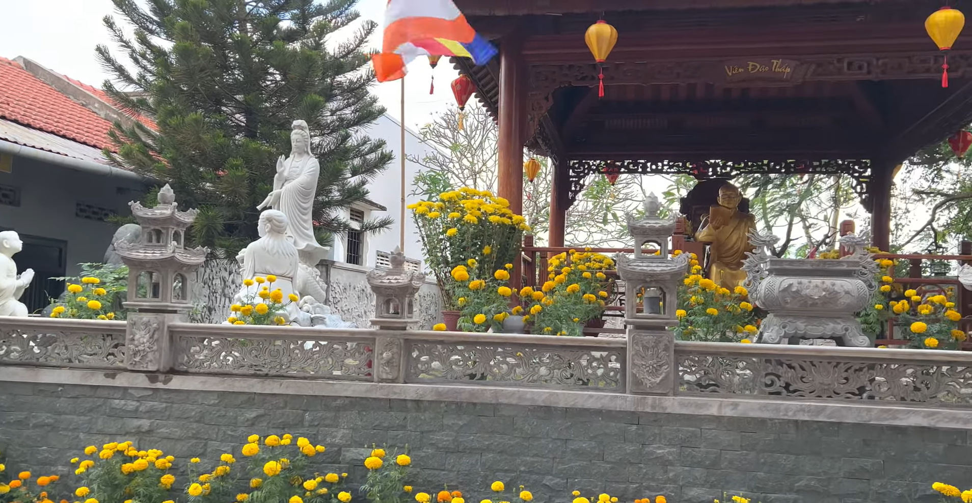 Chùa Kỳ Viên Trung Nghĩa Ngôi Chùa Linh Thiêng Trên Đồi Bạch Tượng, Nha Trang